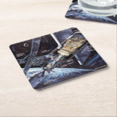 SKYLAB RECHTECKIGER PAPPUNTERSETZER (angewinkelt)