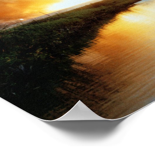 Skylab Space Station - Saturn V Start Poster (Ecke)