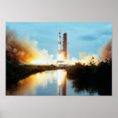 Skylab Space Station - Saturn V Start Poster (Vorne)