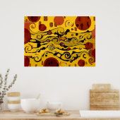 Skyland - Abstraktes Poster (Küche)