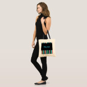Skylar Hübsch Strip Tote Bag Tragetasche (Vorderseite (Model))