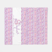 Skylar-individuelle Name bedeutet Buchstaben s Mon Fleecedecke (Vorderseite (Horizontal))