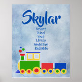 Skylar Name Poster (Vorne)