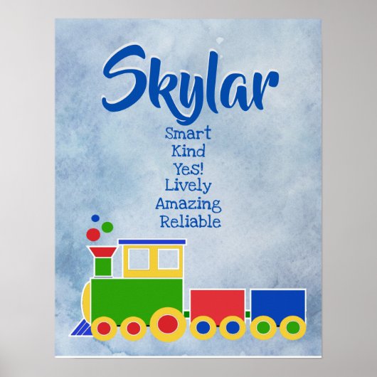 Skylar Name Poster (Vorne)