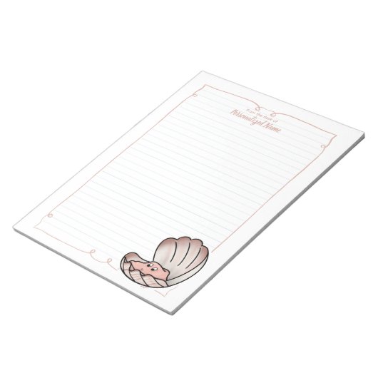 Skylar Scallop Lined Notizblock (angewinkelt)