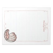 Skylar Scallop Lined Notizblock (Vorderseite)