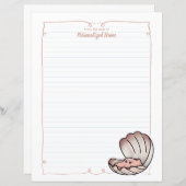 Skylar Scallop Papierblätter (Vorne/Hinten)