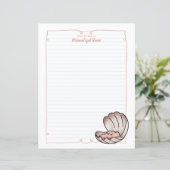 Skylar Scallop Papierblätter (Stehend Vorderseite)