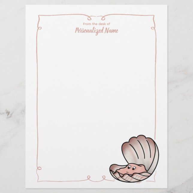 Skylar Scallop, unausgekleidet Briefbogen (Vorderseite)