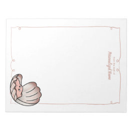 Skylar Scallop, unausgekleidet Notizblock