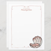 Skylar Scallop unbeschichtete Papierblätter (Vorne/Hinten)