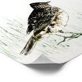 Skylark Bird, Watanabe Seitei Poster (Ecke)