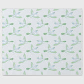 Skylark in Slate and Green Geschenkpapier (Flach)