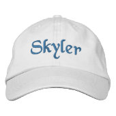 Skyler bestickte Baseballkappe / Hat Blue (Vorderseite)