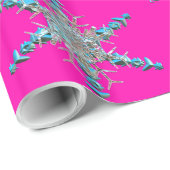 Skyler magische Schneeflocke-einzigartiges Geschenkpapier (Rolleneckpunkt)