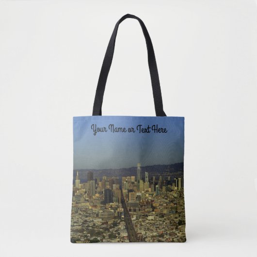 Skyline #13 von San Francisco - Tasche für Tote (Vorderseite)