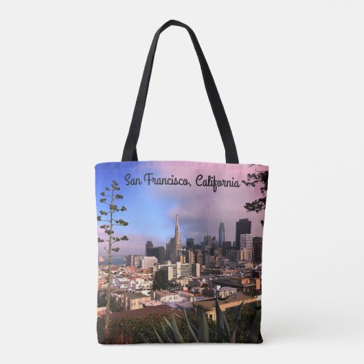 Skyline #13 von San Francisco - Tasche für Tote (Rückseite)