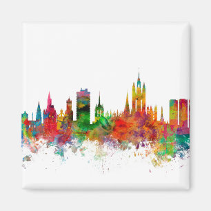 Skyline Aberdeens Schottland Magnet