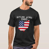Skyline Acres Ohio USA Staat America Travel Ohioan T-Shirt (Vorderseite)