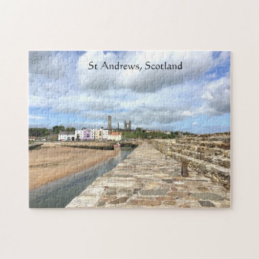 Skyline and Pier of St Andrews, Fife, Schottland Puzzle (Horizontal)