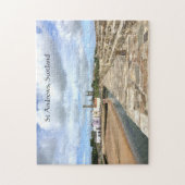 Skyline and Pier of St Andrews, Fife, Schottland Puzzle (Vertikal)