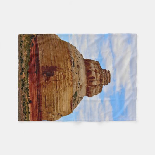 Skyline and Stone Fleecedecke (Vorderseite (Horizontal))