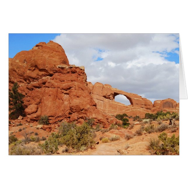 Skyline Arch, Arches National Park, Utah, Card (Vorderseite (Horizontal))