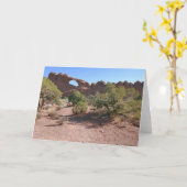 Skyline Arch im Nationalpark Arches Karte (Gelbe Blume)