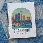 Skyline Architektur Frankfurt Deutschland Notizblock