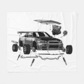 SKYLINE-ASSEMBLY R34 FLEECEDECKE (Vorderseite (Horizontal))