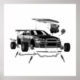 SKYLINE-ASSEMBLY R34 POSTER