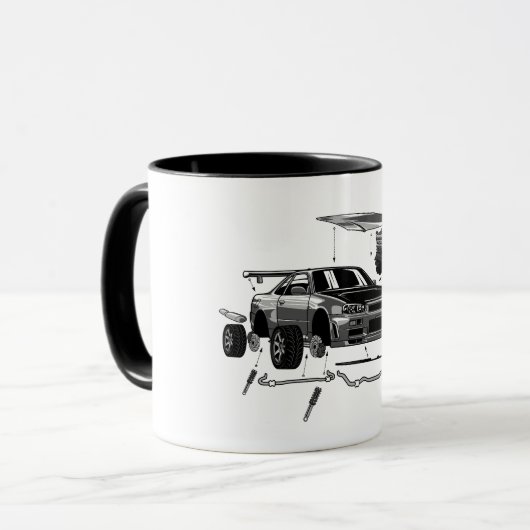 SKYLINE-ASSEMBLY R34 TASSE (Vorderseite Links)