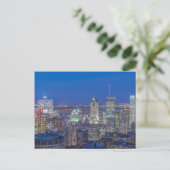 Skyline at twilight 2 postkarte (Stehend Vorderseite)