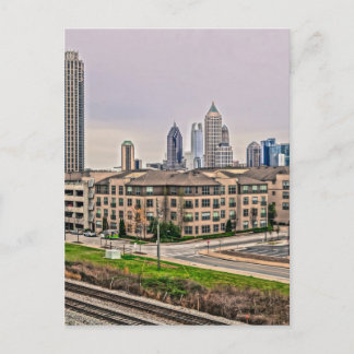 Skyline Atlanta Georgia Postkarte