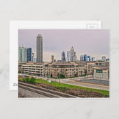 Skyline Atlanta Georgia Postkarte (Vorne/Hinten)