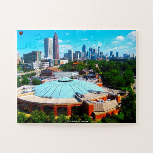 Skyline Atlanta Georgia Puzzle (Horizontal)