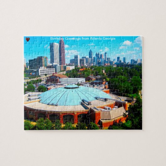 Skyline Atlanta Georgia Puzzle (Horizontal)