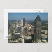 Skyline Atlanta Postkarte (Vorne/Hinten)