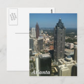 Skyline Atlanta Postkarte (Vorne/Hinten)
