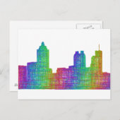 Skyline Atlanta Postkarte (Vorne/Hinten)