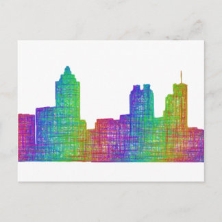 Skyline Atlanta Postkarte