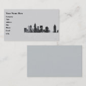 SKYLINE ATLANTAS GEORGIA - Satz Visitenkarten Visitenkarte (Vorne/Hinten)