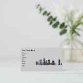 SKYLINE ATLANTAS GEORGIA - Satz Visitenkarten Visitenkarte (Stehend Vorderseite)