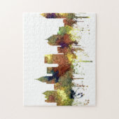 Skyline Atlantas Georgia SG-Safari Büffelleder Puzzle (Vertikal)