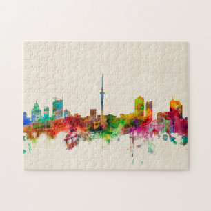 Skyline Aucklands Neuseeland Puzzle
