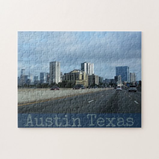 Skyline Austin Texas Puzzle (Horizontal)