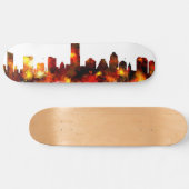 Skyline Austins Texas Skateboard (Horizontal)