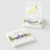 SKYLINE AUSTINS TEXAS STEINUNTERSETZER (Seitenansicht)