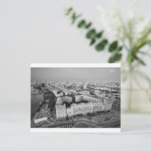 Skyline B&W Moskau Postkarte (Stehend Vorderseite)
