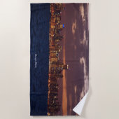 Skyline-Badetuch Strandtuch (Vorderseite)